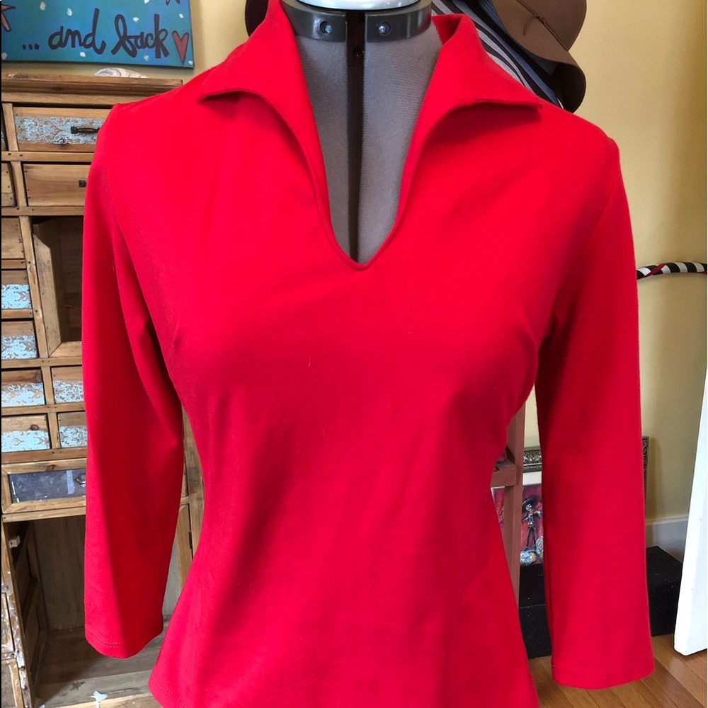 Red Vixen top Medium